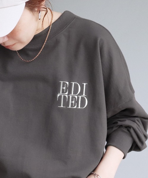 reca(レカ)の「前後2way刺繍ロゴスウェットスウェット(スウェット・レディース・ナチュラル/イエロー/チャコール・FREE)」の12枚目の写真