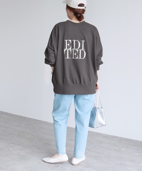reca(レカ)の「前後2way刺繍ロゴスウェットスウェット(スウェット・レディース・ナチュラル/イエロー/チャコール・FREE)」の13枚目の写真