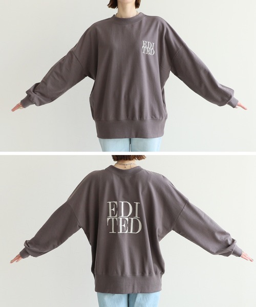 reca(レカ)の「前後2way刺繍ロゴスウェットスウェット(スウェット・レディース・ナチュラル/イエロー/チャコール・FREE)」の22枚目の写真