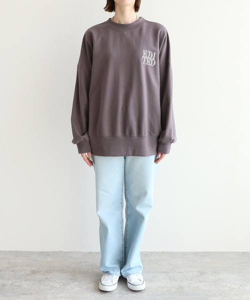 reca(レカ)の「前後2way刺繍ロゴスウェットスウェット(スウェット・レディース・ナチュラル/イエロー/チャコール・FREE)」の16枚目の写真