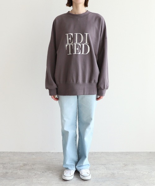 reca(レカ)の「前後2way刺繍ロゴスウェットスウェット(スウェット・レディース・ナチュラル/イエロー/チャコール・FREE)」の19枚目の写真