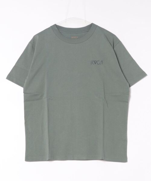 RVCA（ルーカ）の「RVCA レディース BALANCE SNAKE ST Ｔシャツ 【2024年春夏モデル】/ルーカワンポイントロゴ半袖バックプリントTシャツ（Tシャツ/カットソー・レディース・ブラック/グリーン系その他/ホワイト・SMALL/MEDIUM）」の3枚目の写真