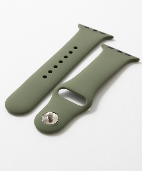 emonique(エモニーク)の「シリコン製 Apple Watch バンド スマートウォッチバンド【38/40/41/42/44/45/49mm対応】(デジタル腕時計・メンズ・グリーン/ブルー/グレー/パープル/ベージュ/ホワイト/ブラック・42/38)」の10枚目の写真