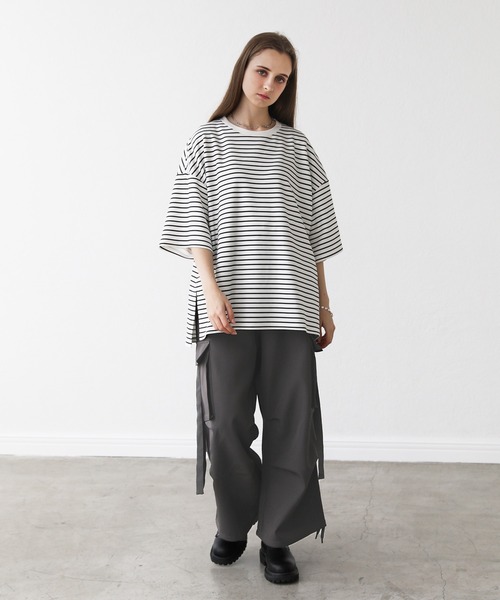 【23区Lサイズ】涼しくてスッキリ♪Iラインが作れる半袖Tシャツ　かのこ 楽天市場】【全品対象☆まとめ買い3点以上で使える 7%OFF
