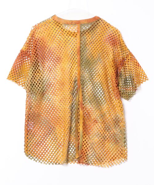 CUBE SUGAR（キューブシュガー）の「CUBE SUGAR/キューブシュガー　メッシュバックスリットTEE（Tシャツ/カットソー・レディース・その他2/その他1・FREE）」の3枚目の写真