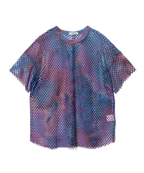 CUBE SUGAR（キューブシュガー）の「CUBE SUGAR/キューブシュガー　メッシュバックスリットTEE（Tシャツ/カットソー・レディース・その他2/その他1・FREE）」の4枚目の写真