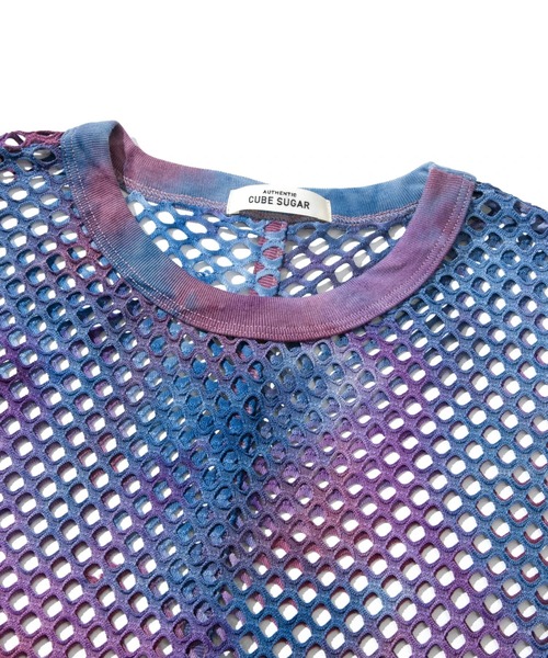 CUBE SUGAR（キューブシュガー）の「CUBE SUGAR/キューブシュガー　メッシュバックスリットTEE（Tシャツ/カットソー・レディース・その他2/その他1・FREE）」の5枚目の写真
