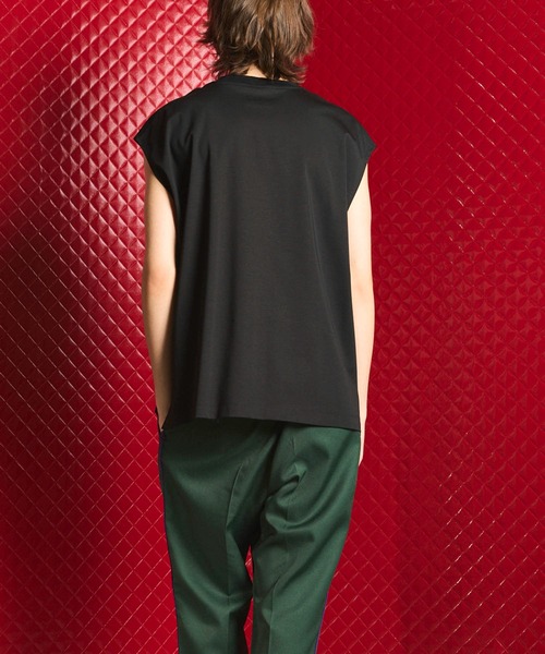 《UNISEX》Smashing Light Punch Prime-Over Sleeveless T-Shirt/スマッシングライトポンチプライムオーバースリーブレスTシャツ【MAISON SPECIAL/メゾンスペシャル】（Tシャツ/カットソー）｜MAISON SPECIAL（メゾンスペシャル）