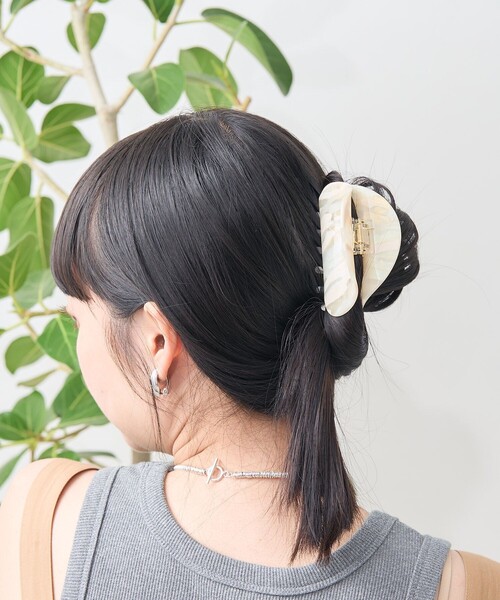 FREAK'S STORE(フリークスストア)の「ニュアンスヘアクリップ(バレッタ/ヘアクリップ・レディース・ナチュラル・ONE SIZE)」の3枚目の写真