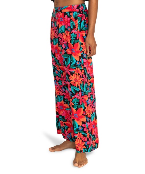ROXY(ロキシー)の「MIDNIGHT AVENUE/ロキシー総柄ボタニカル柄パンツ(その他パンツ・レディース・ブラック・LARGE/MEDIUM/SMALL)」の7枚目の写真
