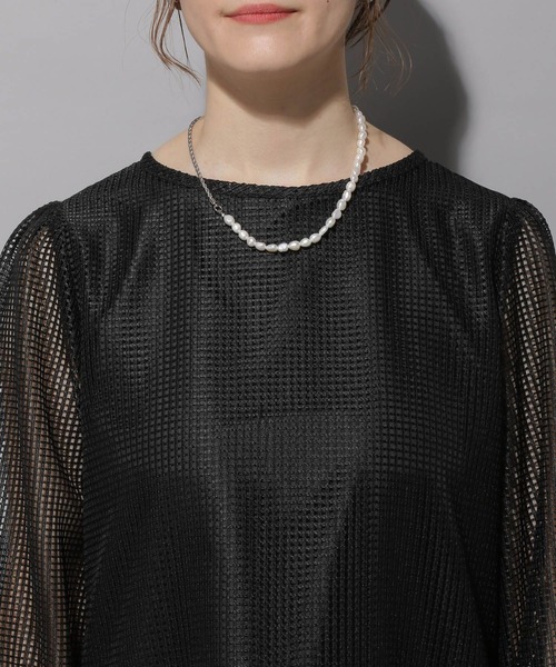 LEPSIM（レプシィム）の「【結婚式／オケージョン】2WAY格子レース