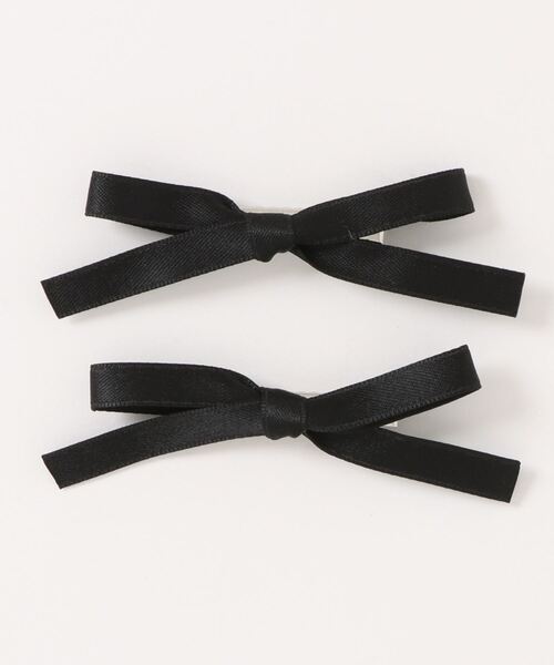 TONE SELECT GOODS(トーンセレクトグッズ)の「【float】パステルカラー リボン ヘアクリップ【2個セット/8色展開】(ヘアピン・レディース・ブルー/オフホワイト/ブラック/ピンク/グリーン/パープル/イエロー/レッド・FREE)」の15枚目の写真