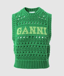 GANNI | Cotton Rope Short Vest(ベスト)