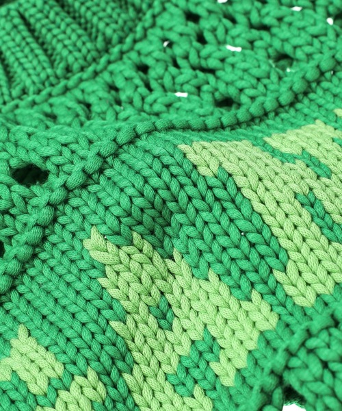 GANNI（ガニー）の「Cotton Rope Short Vest（ベスト・レディース・グリーン・M/S/XS）」の4枚目の写真