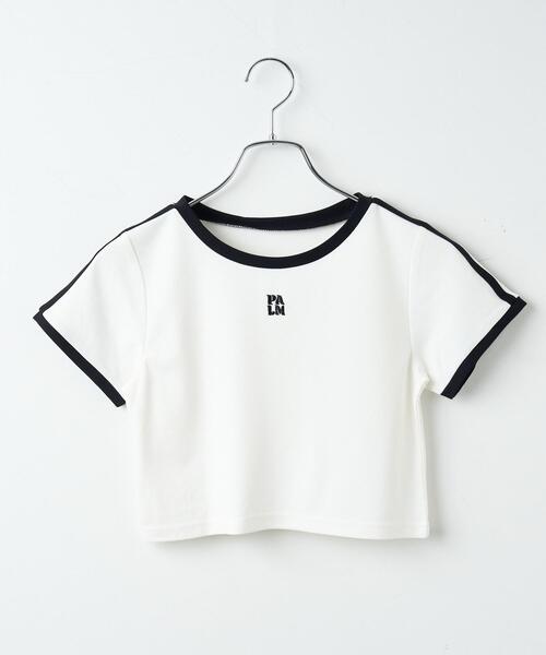 WEGO（ウィゴー）の「WEGO/ラインデザインちびT（Tシャツ/カットソー