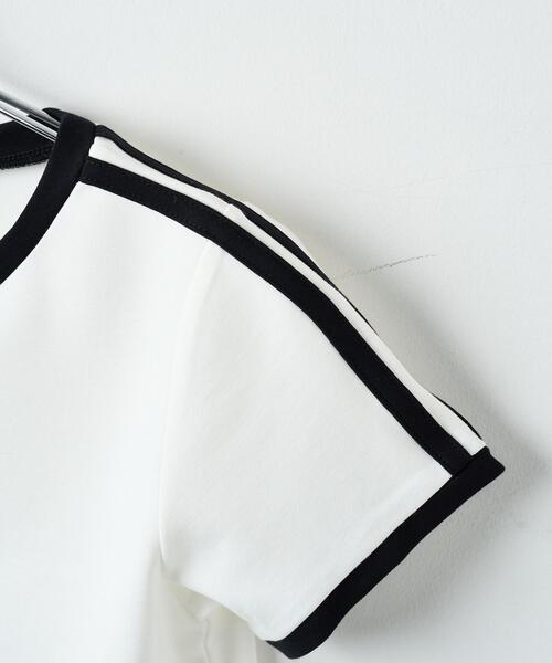 WEGO（ウィゴー）の「WEGO/ラインデザインちびT（Tシャツ/カットソー・レディース・ブラック/ホワイト・FREE）」の17枚目の写真