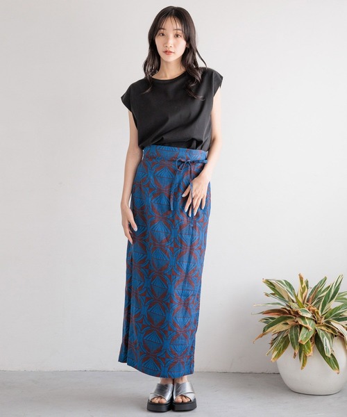 LOWRYS FARM（ローリーズファーム）の「カイテキノウノースリーブ 991850（Tシャツ/カットソー・レディース・ネイビー/ブラック/オフホワイト/ブラック系その他・FREE）」の19枚目の写真