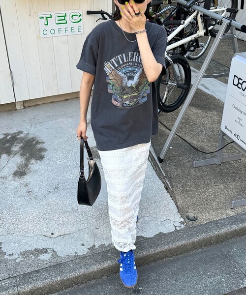 GOOD ROCK SPEED(グッドロックスピード)の「【GOOD ROCK SPEED/グッドロックスピード】ロックTシャツ(Tシャツ/カットソー・レディース・グレー系その他/グレー系その他2・FREE)」の3枚目の写真