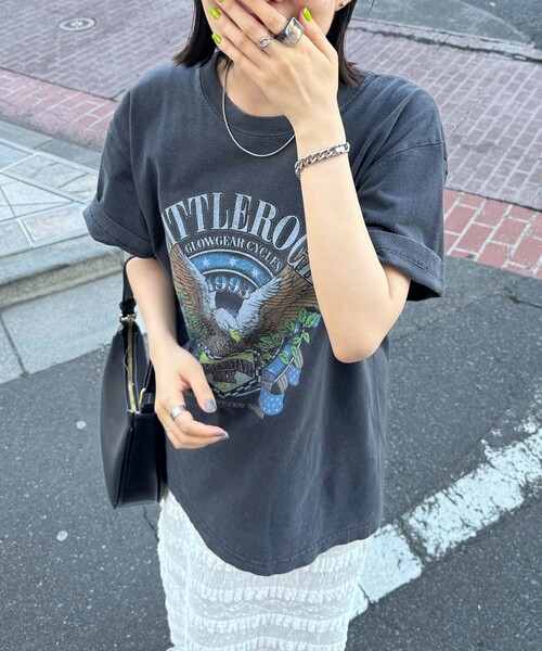 GOOD ROCK SPEED(グッドロックスピード)の「【GOOD ROCK SPEED/グッドロックスピード】ロックTシャツ(Tシャツ/カットソー・レディース・グレー系その他/グレー系その他2・FREE)」の14枚目の写真