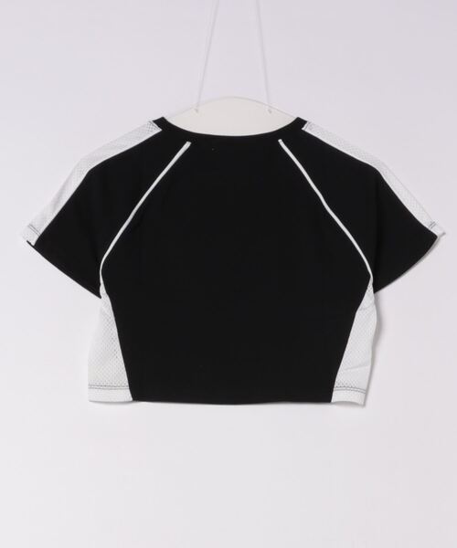 archives(アルシーヴ)の「メッシュ切替コンパクトゲームシャツ(Tシャツ/カットソー・レディース・ホワイト×ブラック/ホワイト×ブルー/ブラック・MEDIUM)」の4枚目の写真