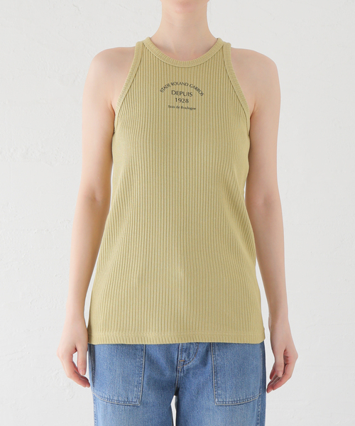 SLOBE IENA(スローブイエナ)の「ロゴ リブアメスリタンク(タンクトップ・レディース・ベージュ/アイボリー・FREE)」の18枚目の写真