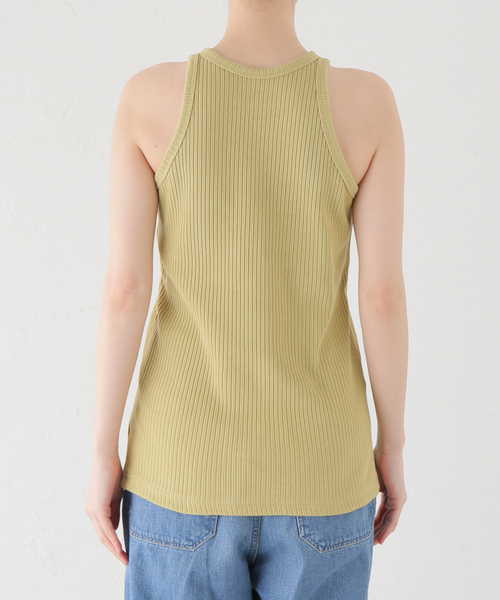 SLOBE IENA(スローブイエナ)の「ロゴ リブアメスリタンク(タンクトップ・レディース・ベージュ/アイボリー・FREE)」の10枚目の写真