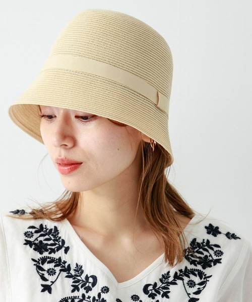 URBAN RESEARCH Sonny Label（アーバンリサーチサニーレーベル）の「ウォッシャブルザツザイハット（ハット・レディース・キャメル/ナチュラル/ブラック・ONE）」の3枚目の写真