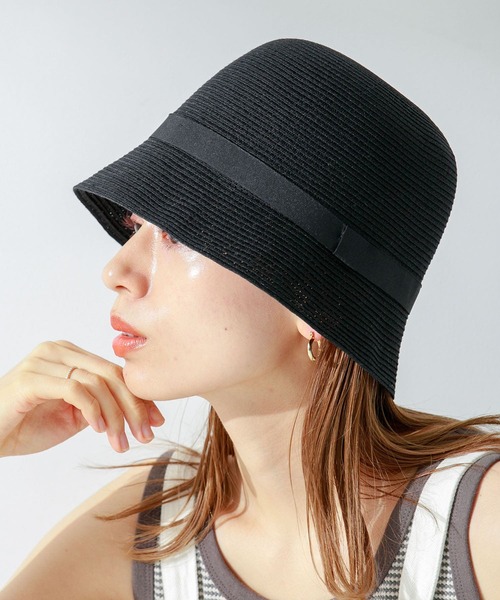 URBAN RESEARCH Sonny Label（アーバンリサーチサニーレーベル）の「ウォッシャブルザツザイハット（ハット・レディース・キャメル/ナチュラル/ブラック・ONE）」の5枚目の写真