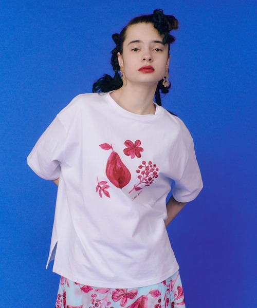 manana suerte(マニャーナスエルテ)の「オリジナルプリントTシャツ(Tシャツ/カットソー・レディース・ピンク/マルチ・FREE)」の9枚目の写真