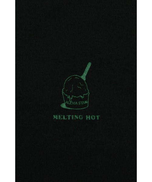 ALEXIA STAM（アリシアスタン）の「MELTING HOT Tee /デザインチビTee（Tシャツ/カットソー・レディース・ホワイト/グレー/ブラック・FREE）」の18枚目の写真