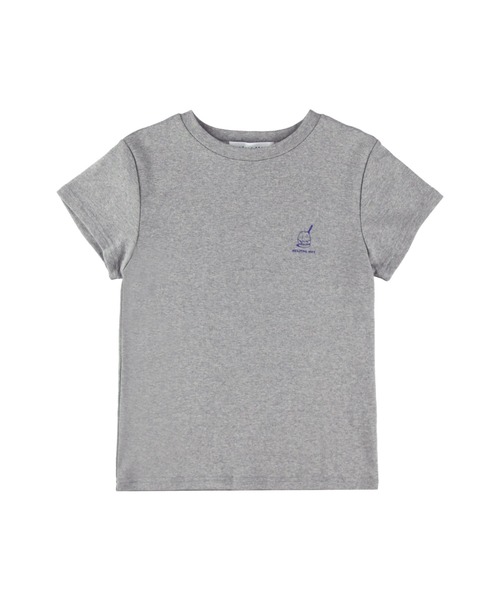 ALEXIA STAM（アリシアスタン）の「MELTING HOT Tee /デザインチビTee（Tシャツ/カットソー・レディース・ホワイト/グレー/ブラック・FREE）」の16枚目の写真