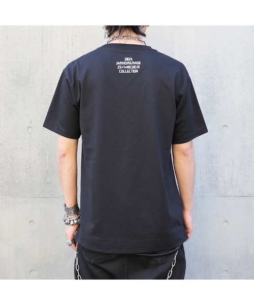 JAM HOME MADE(ジャムホームメイド)の「"25 + 1 = NICOICHI" グラフィック Tシャツ(Tシャツ/カットソー・メンズ・ホワイト/ブラック・L/M/S/XL)」の4枚目の写真