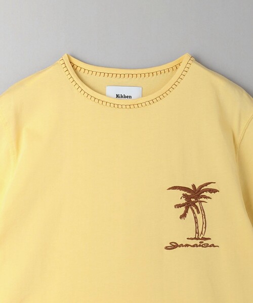 Nikben（ニックベン）の「【別注】＜Nikben＞エンブロイダリー Tシャツ（Tシャツ/カットソー・レディース・オフホワイト/イエロー・FREE）」の19枚目の写真