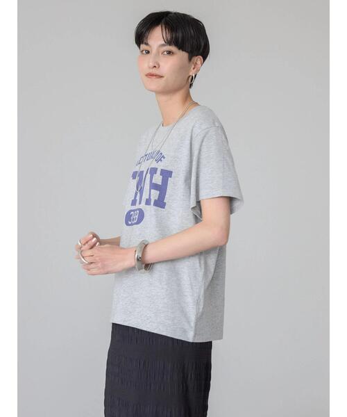 AMERICAN HOLIC(アメリカンホリック)の「TNHカットTEE②(Tシャツ/カットソー・レディース・杢グレー・M/L)」の6枚目の写真