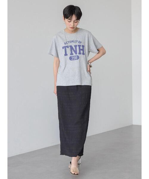 AMERICAN HOLIC(アメリカンホリック)の「TNHカットTEE②(Tシャツ/カットソー・レディース・杢グレー・M/L)」の8枚目の写真