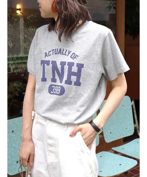AMERICAN HOLIC(アメリカンホリック)の「TNHカットTEE②(Tシャツ/カットソー・レディース・杢グレー・M/L)」の13枚目の写真