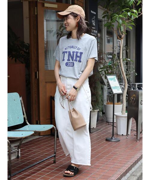 AMERICAN HOLIC(アメリカンホリック)の「TNHカットTEE②(Tシャツ/カットソー・レディース・杢グレー・M/L)」の14枚目の写真