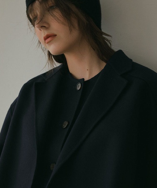 ETRE TOKYO（エトレトウキョウ）の「2ピースリバージャケット（その他アウター・レディース・ネイビー/ベージュ・S/M）」の3枚目の写真