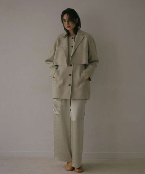 ETRE TOKYO（エトレトウキョウ）の「2ピースリバージャケット（その他アウター・レディース・ネイビー/ベージュ・S/M）」の7枚目の写真