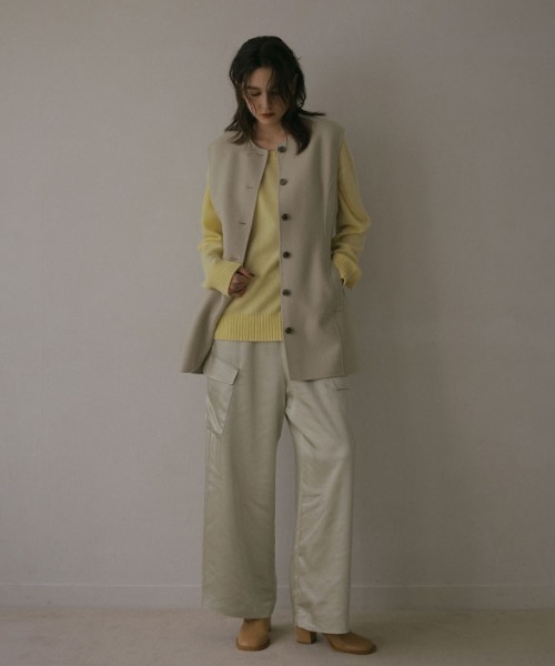 ETRE TOKYO（エトレトウキョウ）の「2ピースリバージャケット（その他アウター・レディース・ネイビー/ベージュ・S/M）」の9枚目の写真