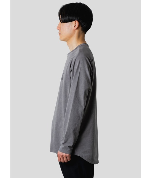 アクティブメッシュバックポケットロングスリーブTシャツ（T