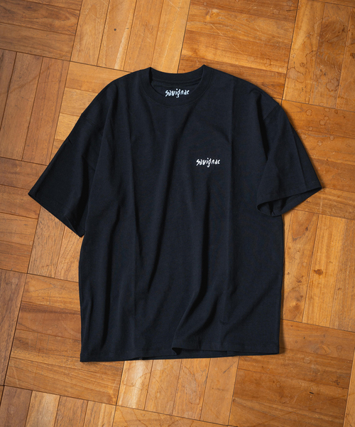 EDIFICE(エディフィス)の「SAVIGNAC (サビニャック) 別注 Citroen プリント Tシャツ(Tシャツ/カットソー・メンズ・ブラック×ブラック/ホワイト×ホワイト/モスグリーン/White/ネイビー・MEDIUM/LARGE/X-LARGE)」の7枚目の写真