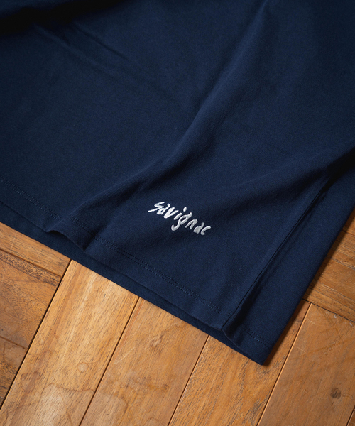 EDIFICE(エディフィス)の「SAVIGNAC (サビニャック) 別注 Citroen プリント Tシャツ(Tシャツ/カットソー・メンズ・ブラック×ブラック/ホワイト×ホワイト/モスグリーン/White/ネイビー・MEDIUM/LARGE/X-LARGE)」の14枚目の写真