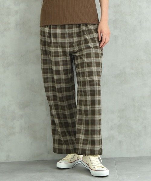 INTERPLANET(インタープラネット)の「ストレッチゆるテーパードパンツ(その他パンツ・レディース・ブルー/チャコールグレー/ブラック/ボルドー・FREE)」の22枚目の写真