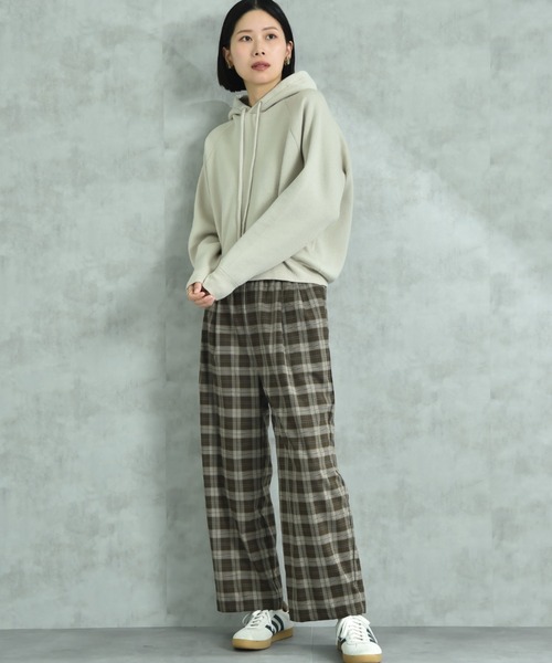 INTERPLANET(インタープラネット)の「ストレッチゆるテーパードパンツ(その他パンツ・レディース・ブルー/チャコールグレー/ブラック/ボルドー・FREE)」の18枚目の写真