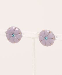 【欧州航路】チェコガラスボタン ルミピアス