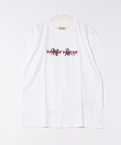 ARCHIVER（アーカイバ）の「【8】【it】MAYHEM/graphic T（Tシャツ/カットソー・レディース・ブラック/ホワイト・LARGE/MEDIUM）」の2枚目の写真