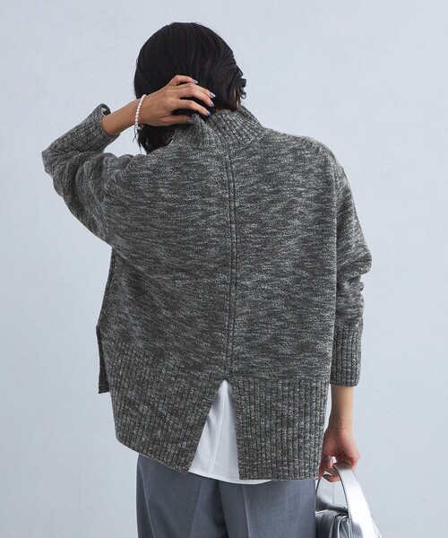 green label relaxing（グリーンレーベルリラクシング）の「［size SHORTあり］SERENITY セレニティ ハイネック プルオーバー ニット（ニット/セーター・レディース・オフホワイト/ライトグレー/ダークグレー/ベージュ/ロイヤルブルー/その他1・FREE/SHORT）」の6枚目の写真