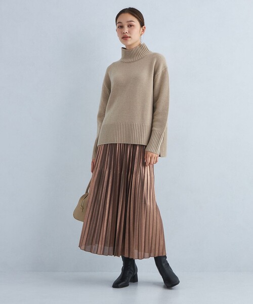 green label relaxing（グリーンレーベルリラクシング）の「［size SHORTあり］SERENITY セレニティ ハイネック プルオーバー ニット（ニット/セーター・レディース・オフホワイト/ライトグレー/ダークグレー/ベージュ/ロイヤルブルー/その他1・FREE/SHORT）」の19枚目の写真