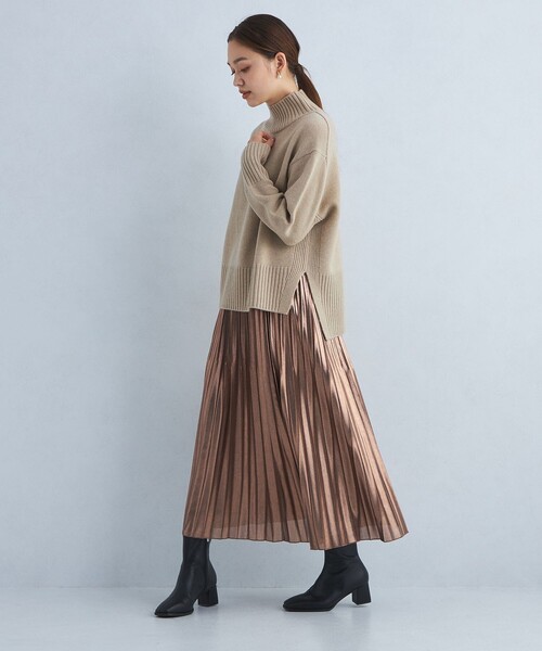 green label relaxing（グリーンレーベルリラクシング）の「［size SHORTあり］SERENITY セレニティ ハイネック プルオーバー ニット（ニット/セーター・レディース・オフホワイト/ライトグレー/ダークグレー/ベージュ/ロイヤルブルー/その他1・FREE/SHORT）」の20枚目の写真